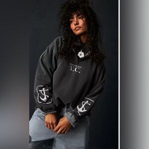 #569 Free People x Firstport Marine Tech 1/4 Zip size XL